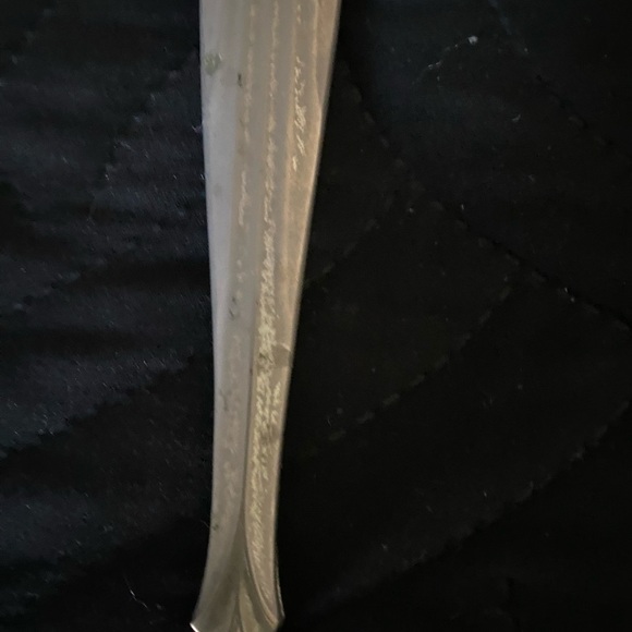 Vintage Antique Victorian Floral Hand MCM Mirror Gold Brass Silver Toned 14”x 5 - Picture 9 of 15